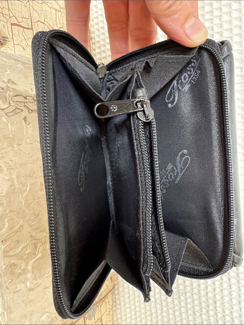 Fossil leather wallet - Picture 4 of 7